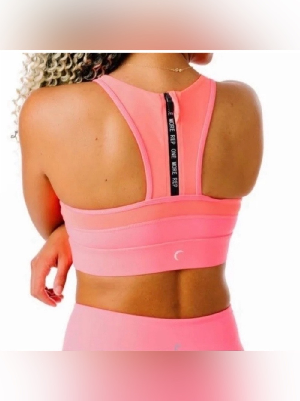 Zyia Active Women's Mesh Top Zipper Back All Star Bra #168